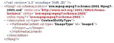 MPEG-7の記述例