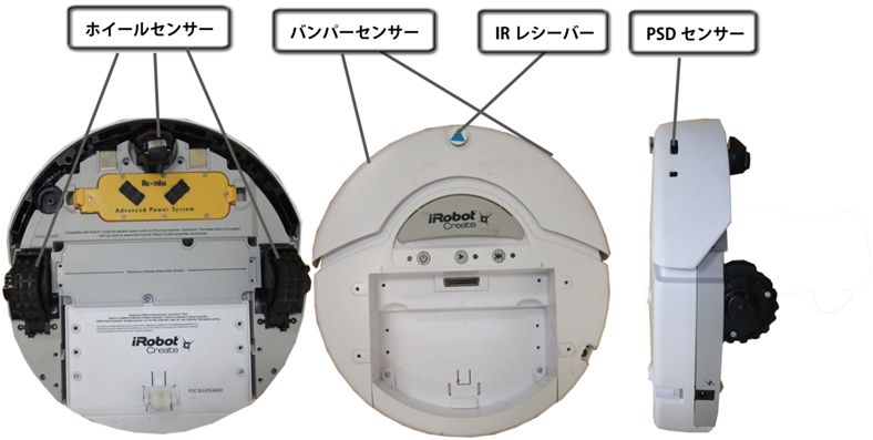 iRobot Createのセンサー