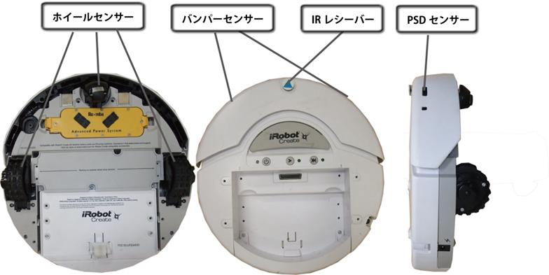 iRobot Createのセンサー