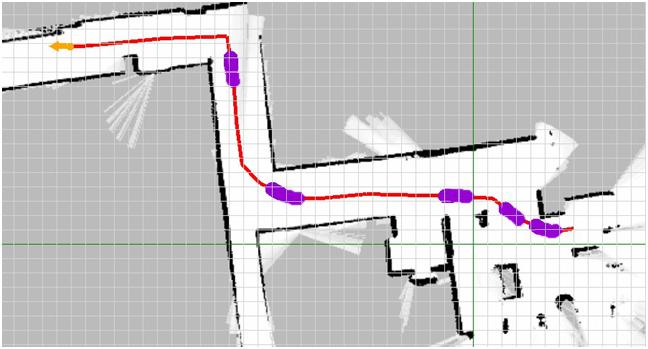 使用した経路とその検出結果