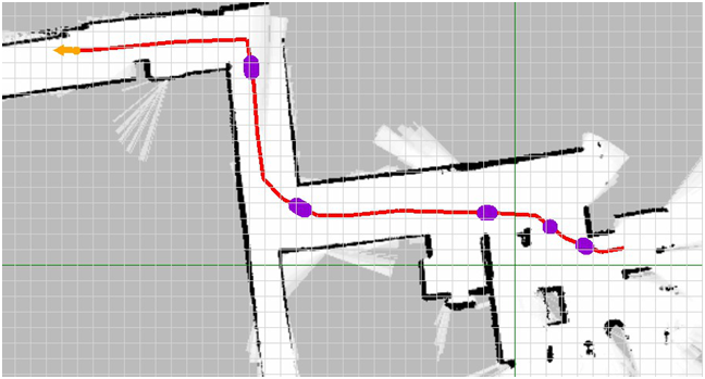 使用した経路とその検出結果